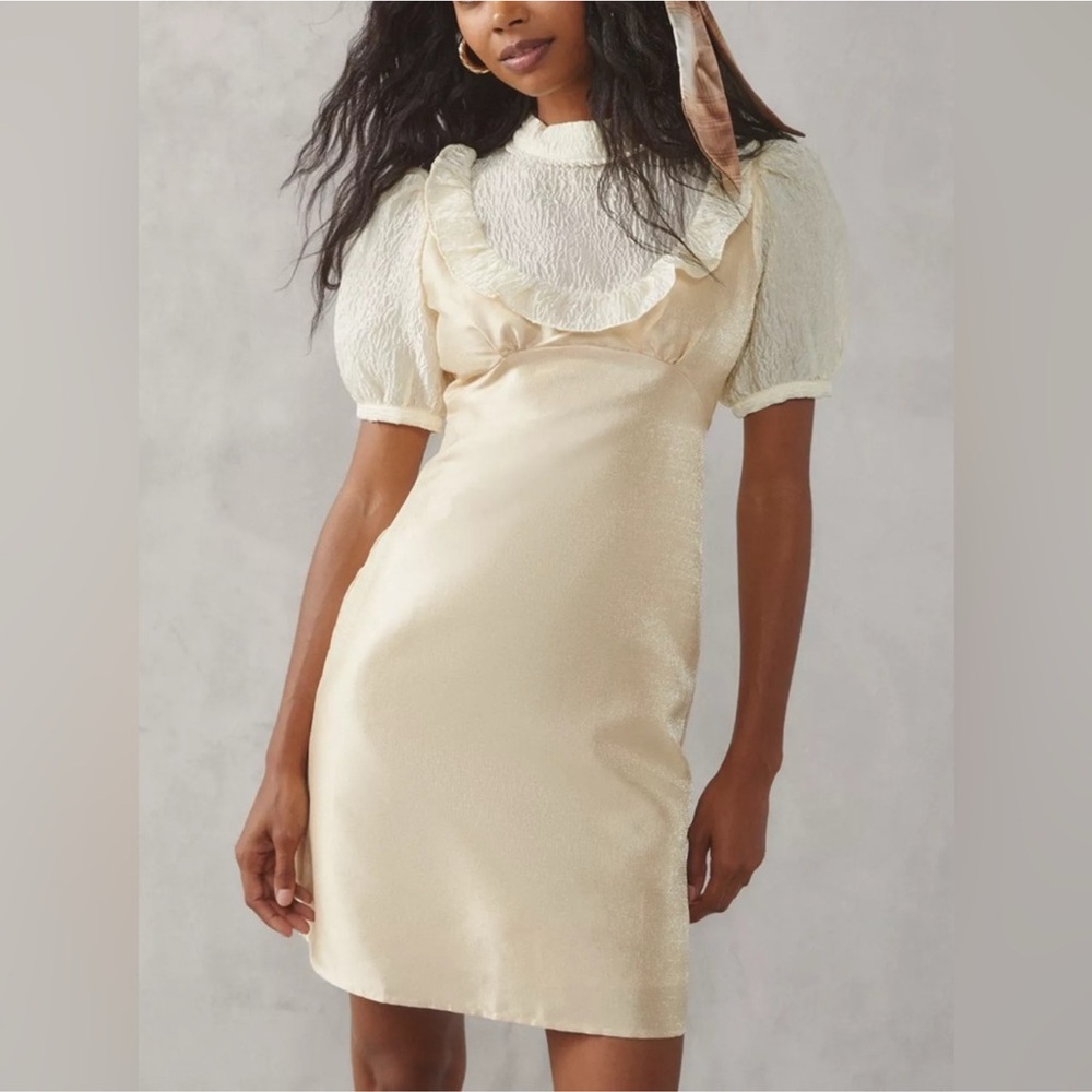 Sister Jane Dream Mariana Satin‎ Mini Dress small